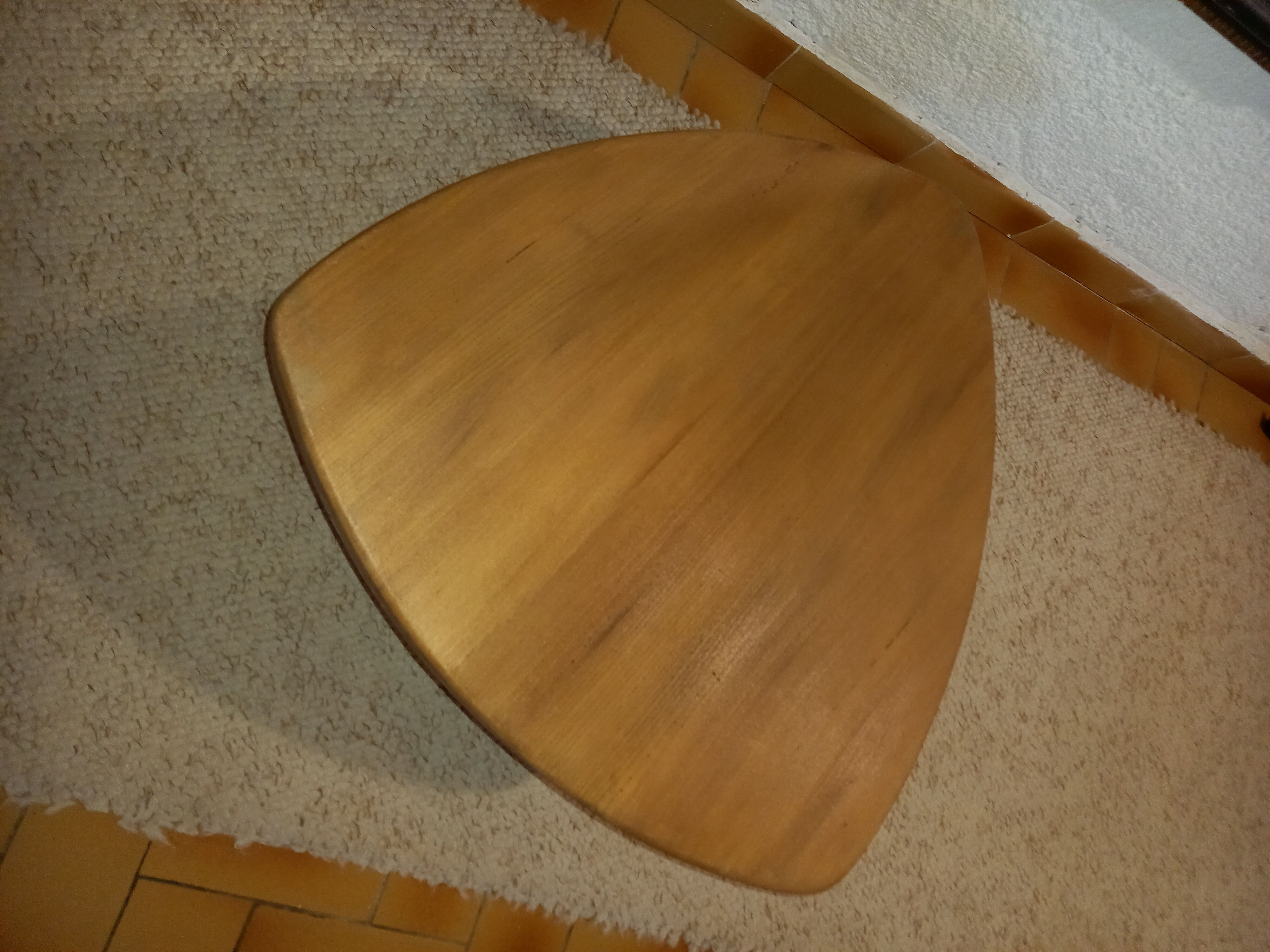 Triangular-shaped coffee table