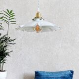 Vintage opaline pendant lamp