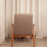 Scandinavian armchair in natural wool by H.Lis