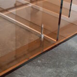 Vintage plexiglas tv/hifi unit