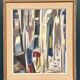 Huile sur toile suédoise – “Allée abstraite” par Kurt Persson