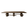 Table rectangulaire sculptée