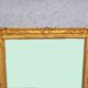 Large mirror in wood and gilded stucco, 19th century, 155 X 112 cm