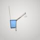 Philippe Starck Archimoon K lamp for Flos 1998 with red collar.