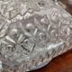 Plafonnier en verre moulé vintage