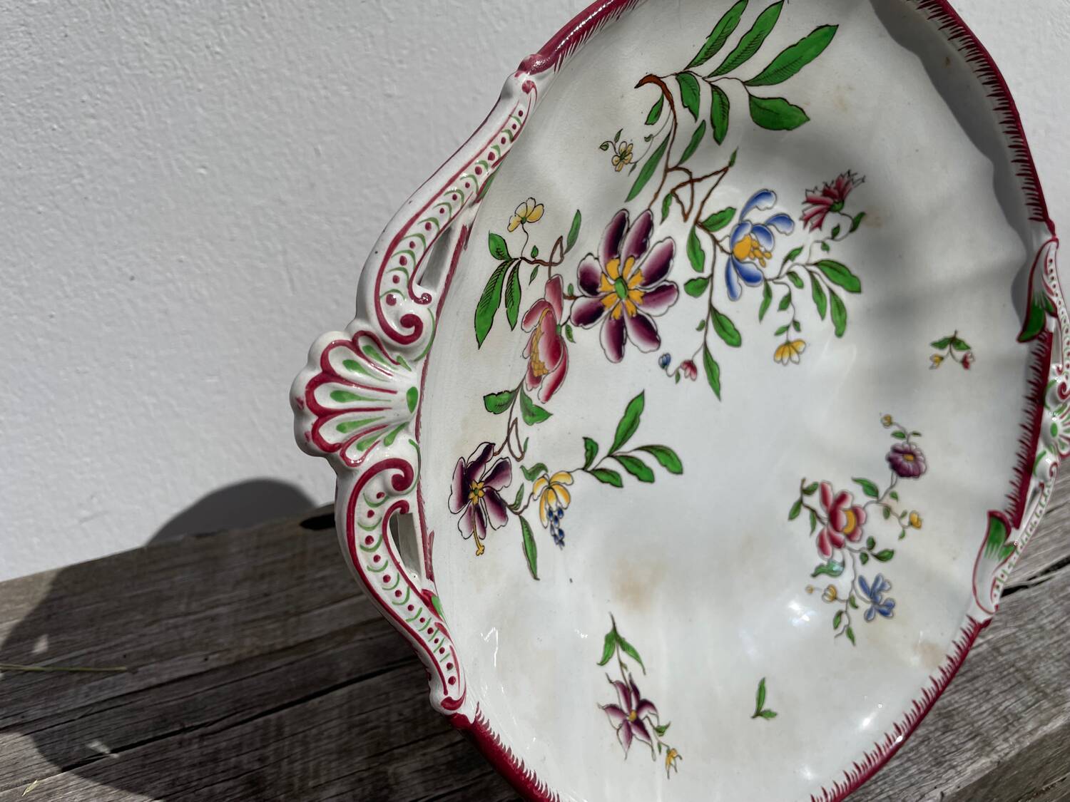 Large compote dish Old Strasbourg