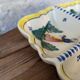 Old ceramic compartment plate HB Henriot Quimper