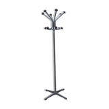Coatrack chromed metal parrot