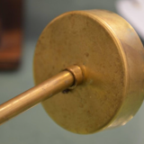 Pair of black diabolo wall light