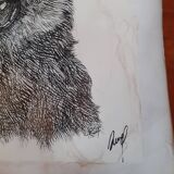 Pencil reproduction of a German Shepherd