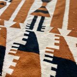 Vintage Peruvian wool rug