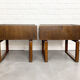 Pair of Scandinavian Planters Made of Exotic Wood, Kai Kristiansen, Salin Mobler, Denmark, 1960