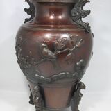 ancien vase en bronze chinois japonais japon