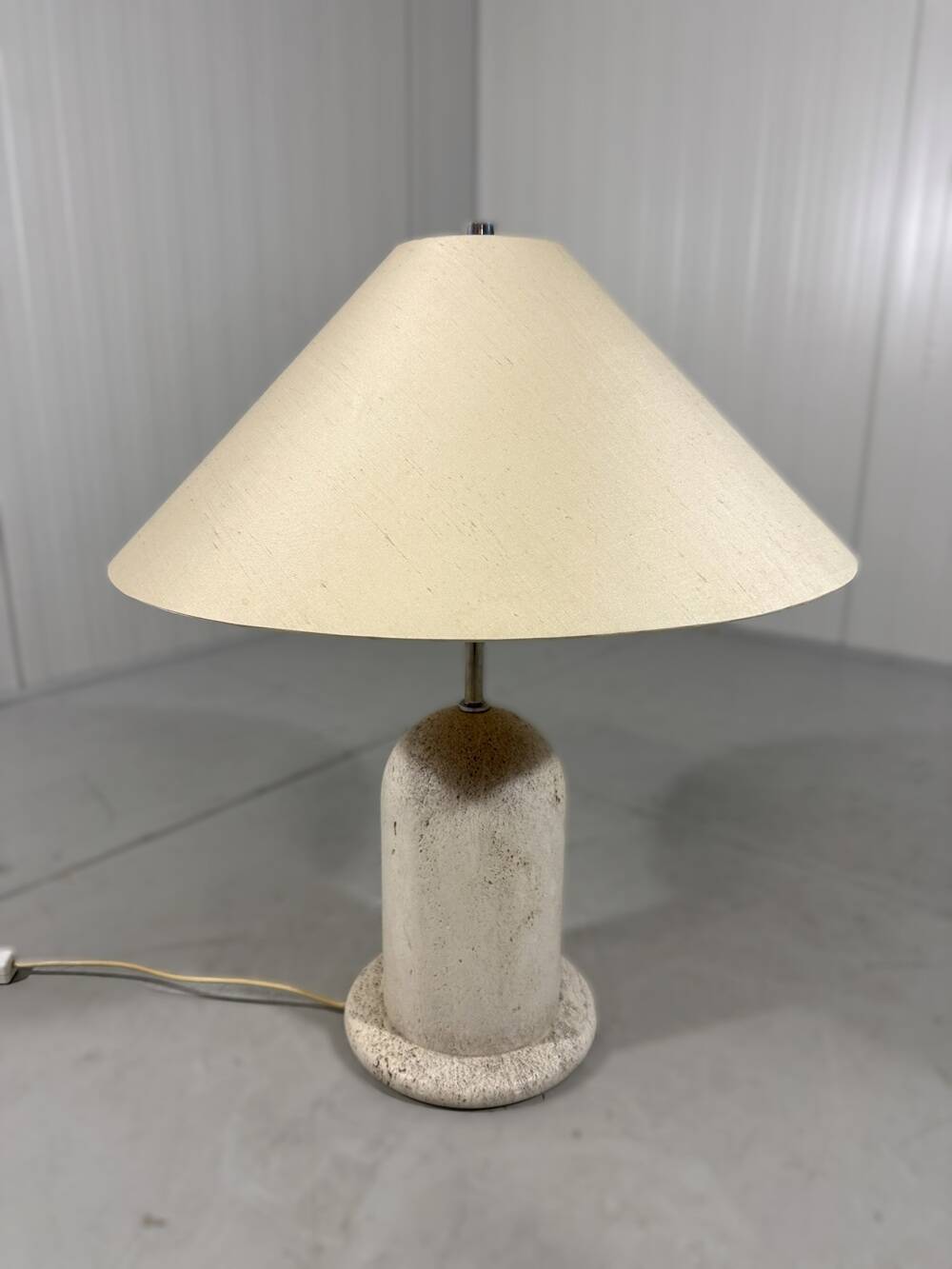 Large Italian travertine table lamp 1960’s