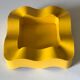 Yellow ashtray vintage design 1970