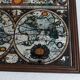 Vintage world map mirror board