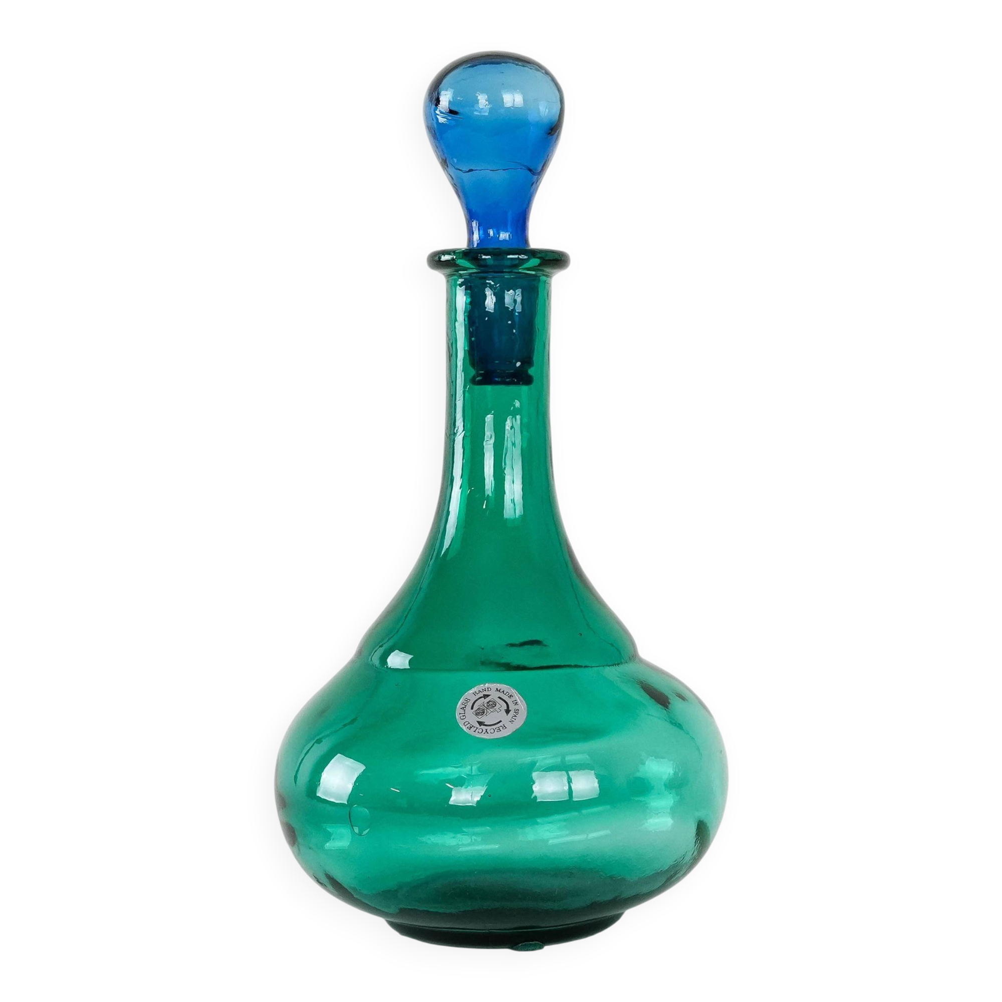 Glass carafe, Spanish design, 1990s, production: Spain