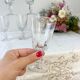 6 verres à vin blanc vintage