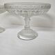 Ensemble 2 coupes compotiers en verre