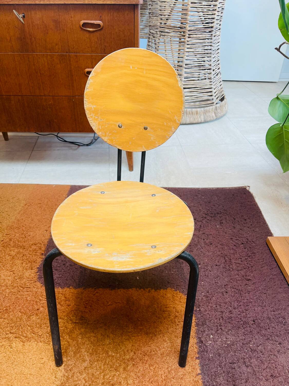 Vintage children's chair – modernist design, 1960