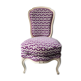 Louis XV shepherdess chair reupholstered