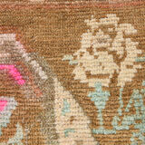 2x3 Brown and Pink Door Mat Rug, 88x56Cm FREE SHIPPING
