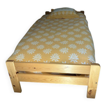 Wooden bed