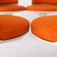 4 Retro Tulip Chairs 1950s-1960s Vintage