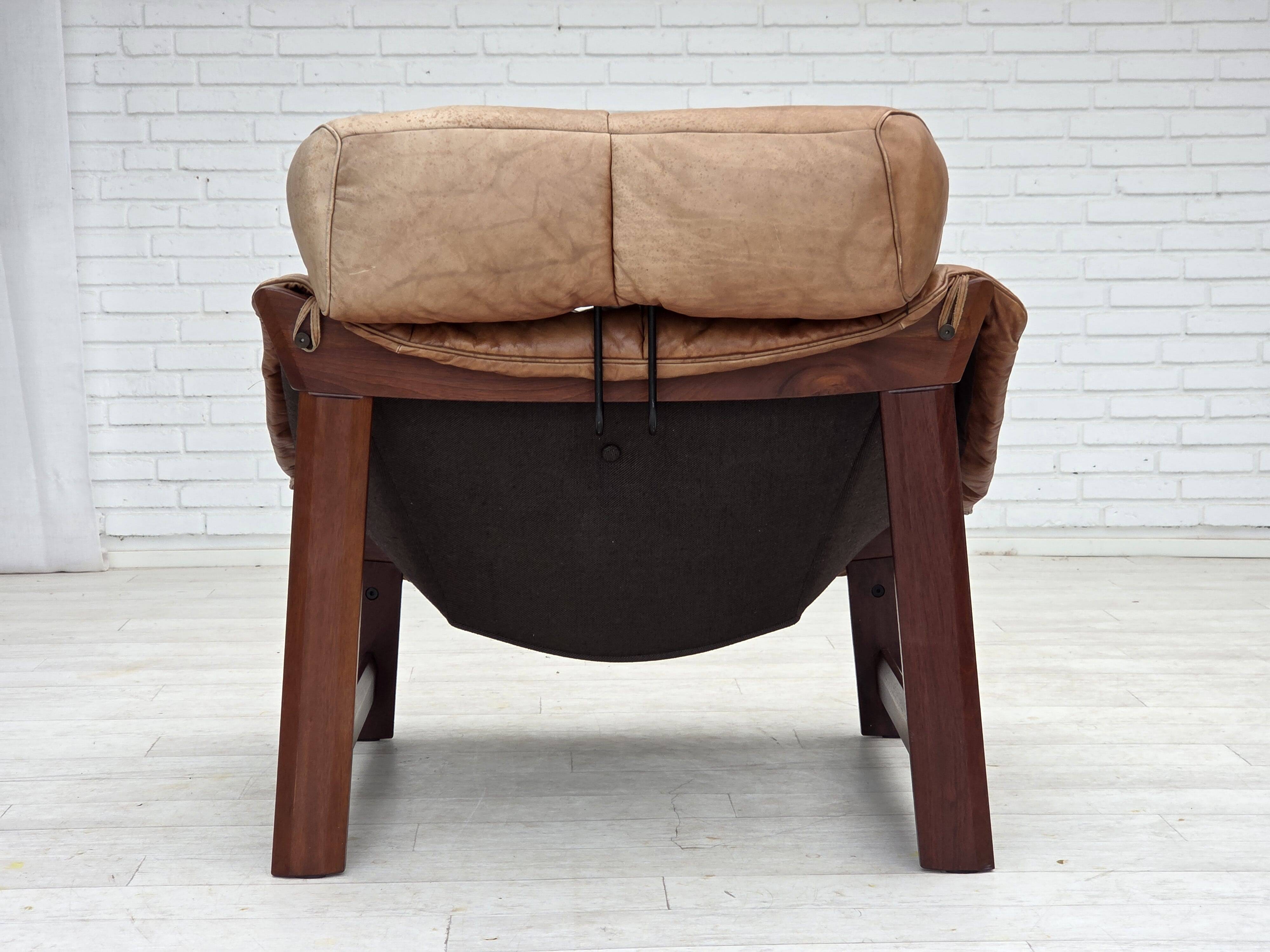 1970s, Norwegian design by Jan Erik Lindgren, armchair model "Amazon".