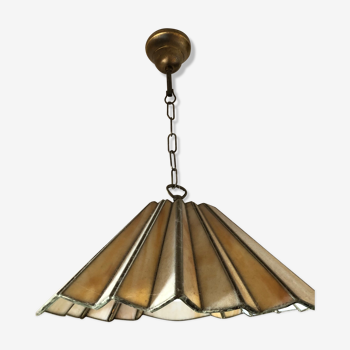 Glass paste ceiling light