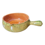 Enamelled clay pan