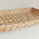 French Provence Large Wicker Basket Tray, Handwoven in France, Late 20th-C