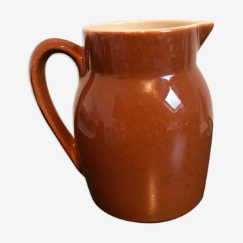 Digoin varnished sandstone pitcher