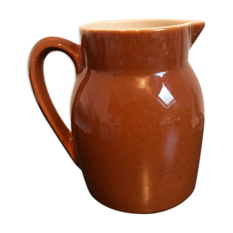 Digoin varnished sandstone pitcher