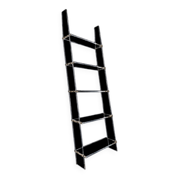1970s plexiglass ladder shelf in the style of the Invisibles from Le Marais.