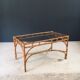 Mid-Century Chippendale Bamboo Dining Table, Italy, 1960s