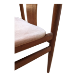 2 Nordic 1950s velvet chairs