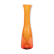 Soliflore en verre ambrée