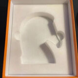 Samarcande Sculpture Hermès in Solid Wood – Decorative Collectible Item