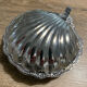 Scallop shell butter dish stainless steel