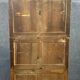 Louis Philippe - Charles X period secretary cabinet in blond walnut