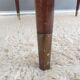 Extendable table mahogany lacquered 1960 butterfly extensions