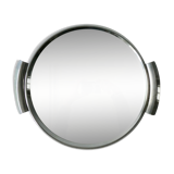 Art Deco service tray, mirror and chrome, 33 cm
