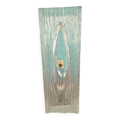 Exceptionnel grand vase xxl en cristal daum france ''cratère'' 31,5 cm
