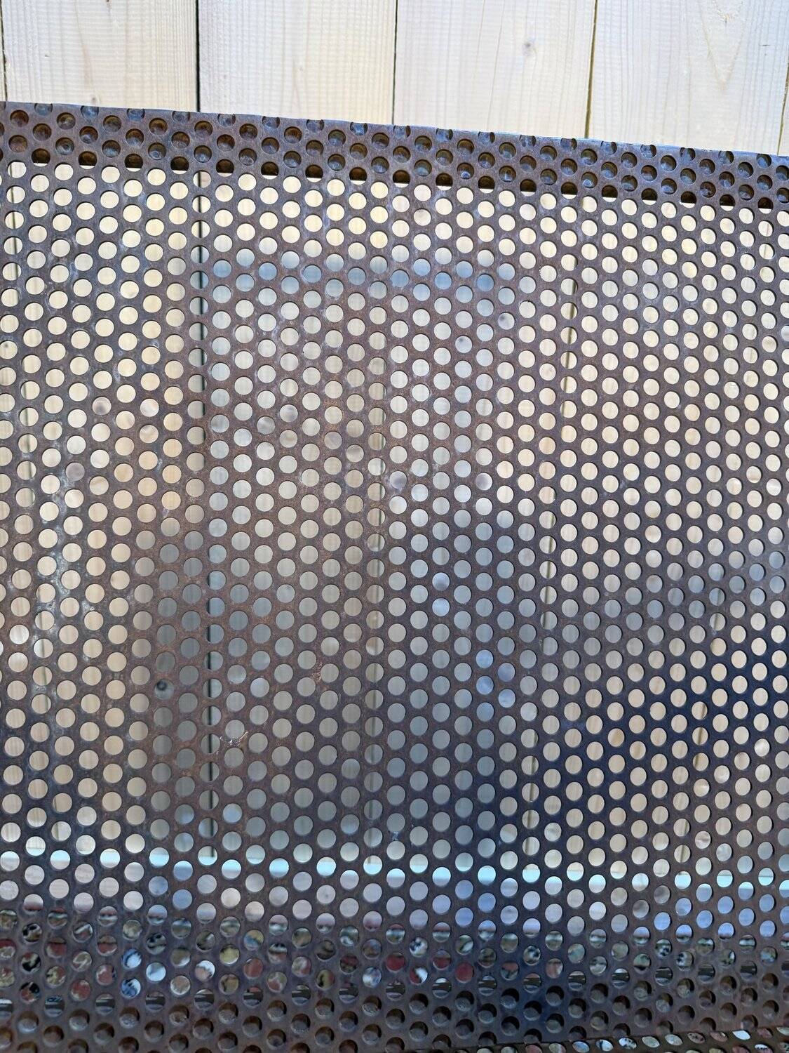 Pair of garden armchairs in steel