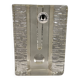 Pukeberg Walther Glass rectangular “solifleur” glass vase with one stem.