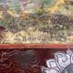 A.Bouverat Lacquered panel of Chinese inspiration hand painted 20th century