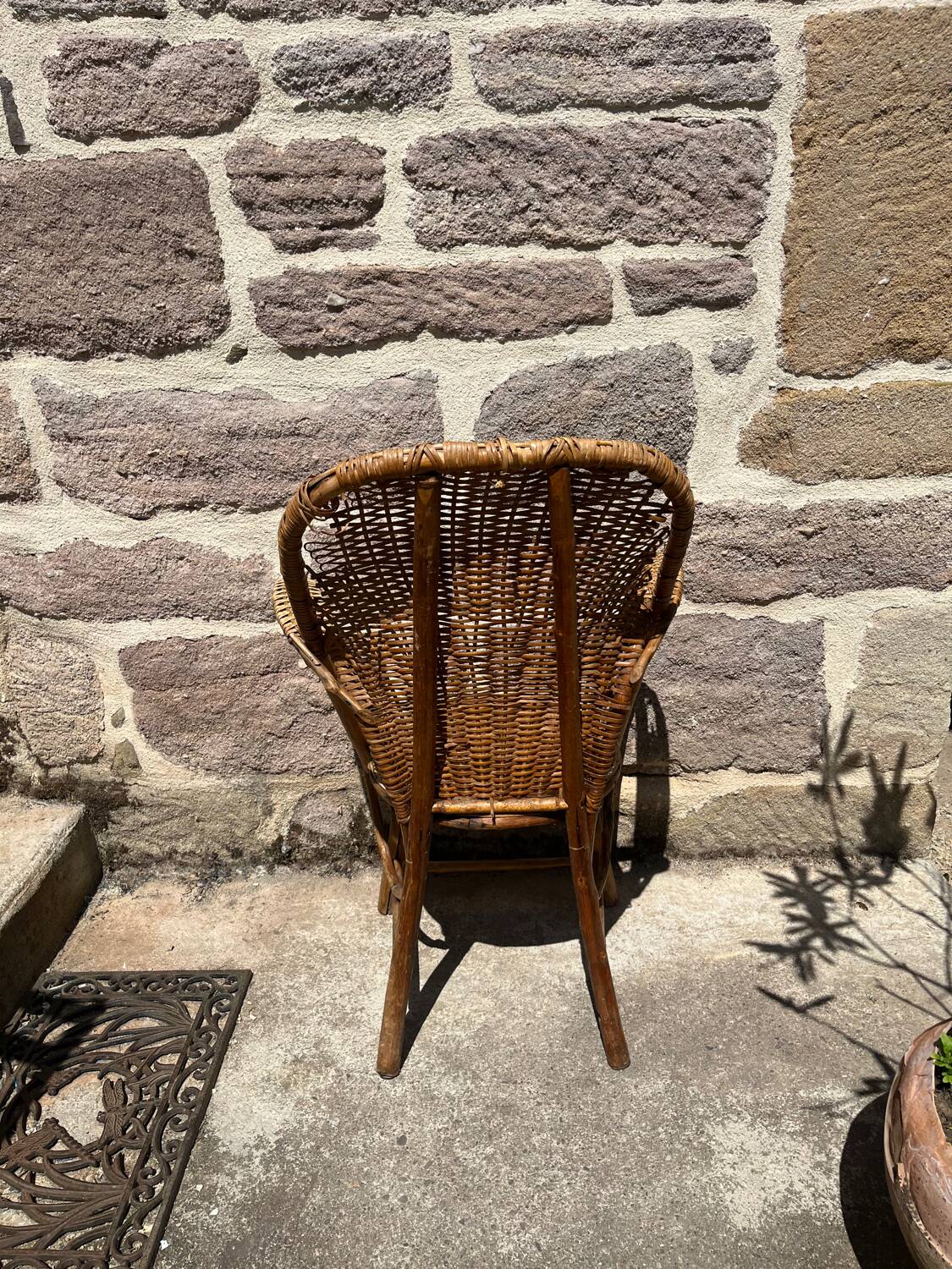 Chaise en châtaignier