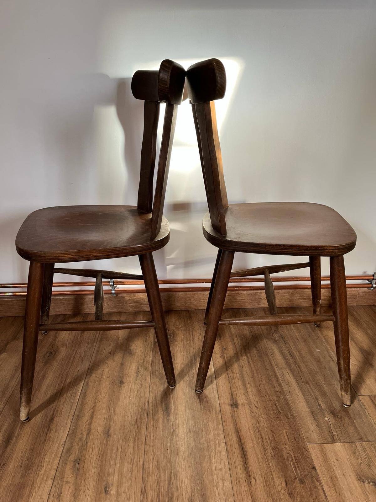 Pair of bistro chairs