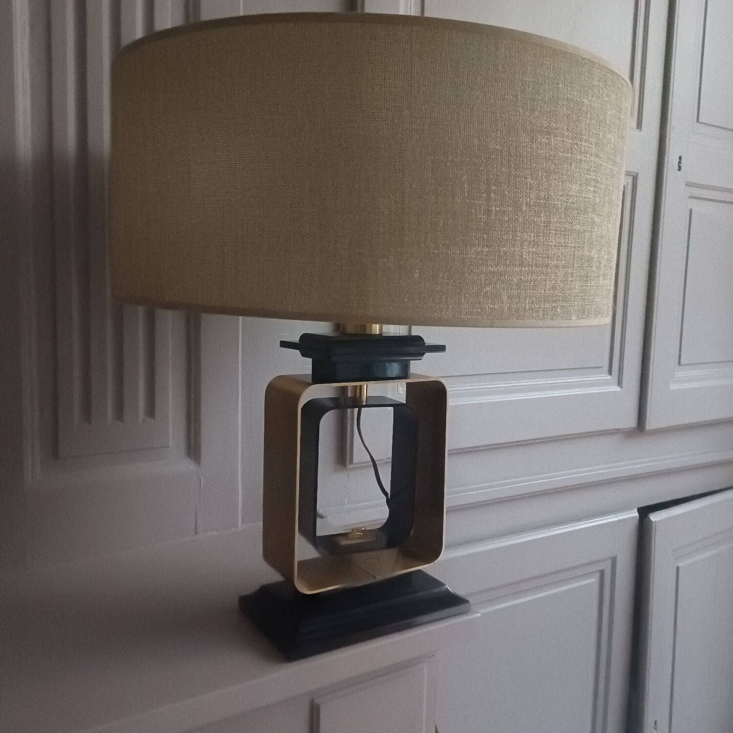 Vintage 70s graphic design lamp